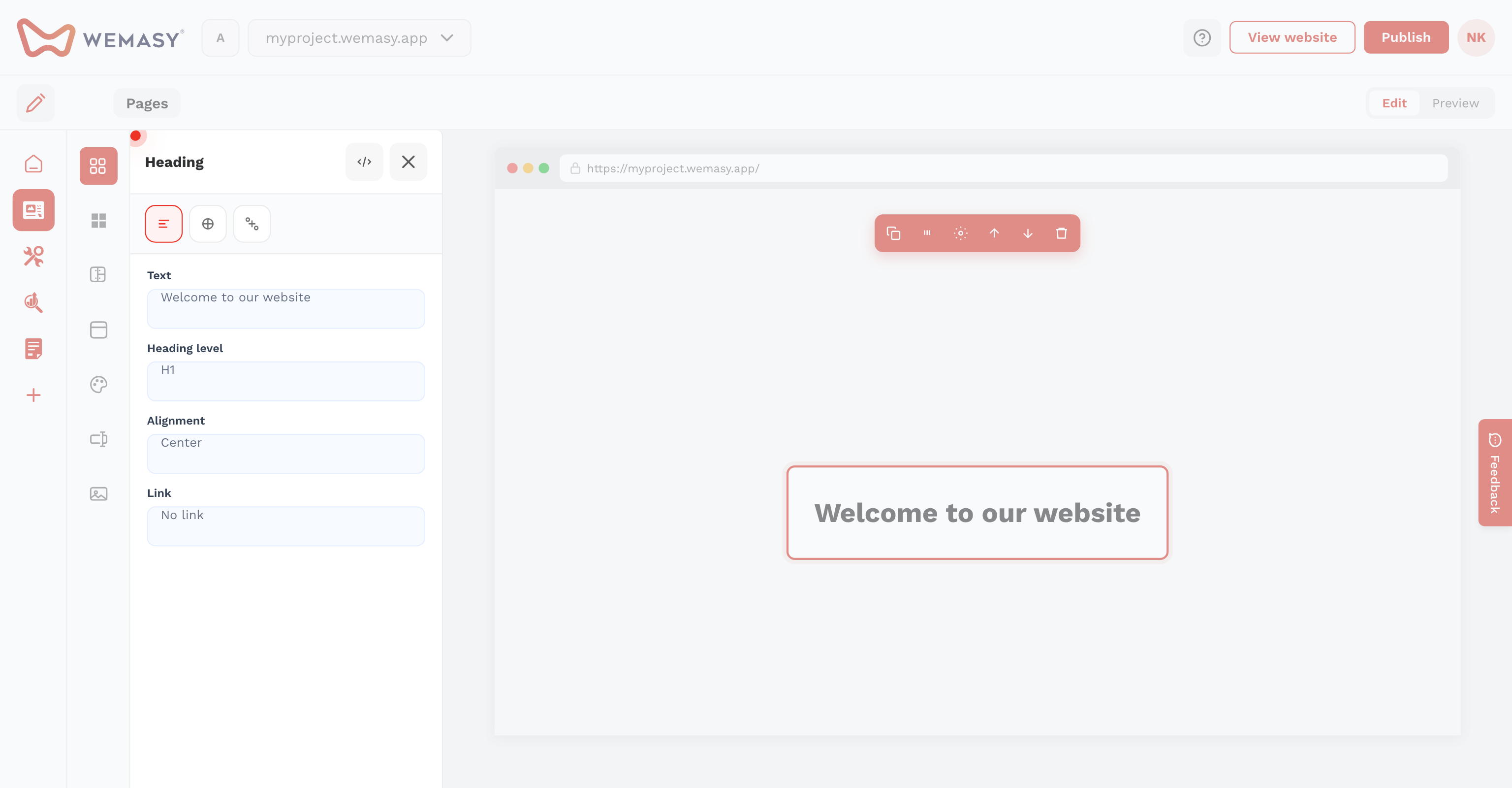 Website-Builder: Einen bedingten Block hinzufügen