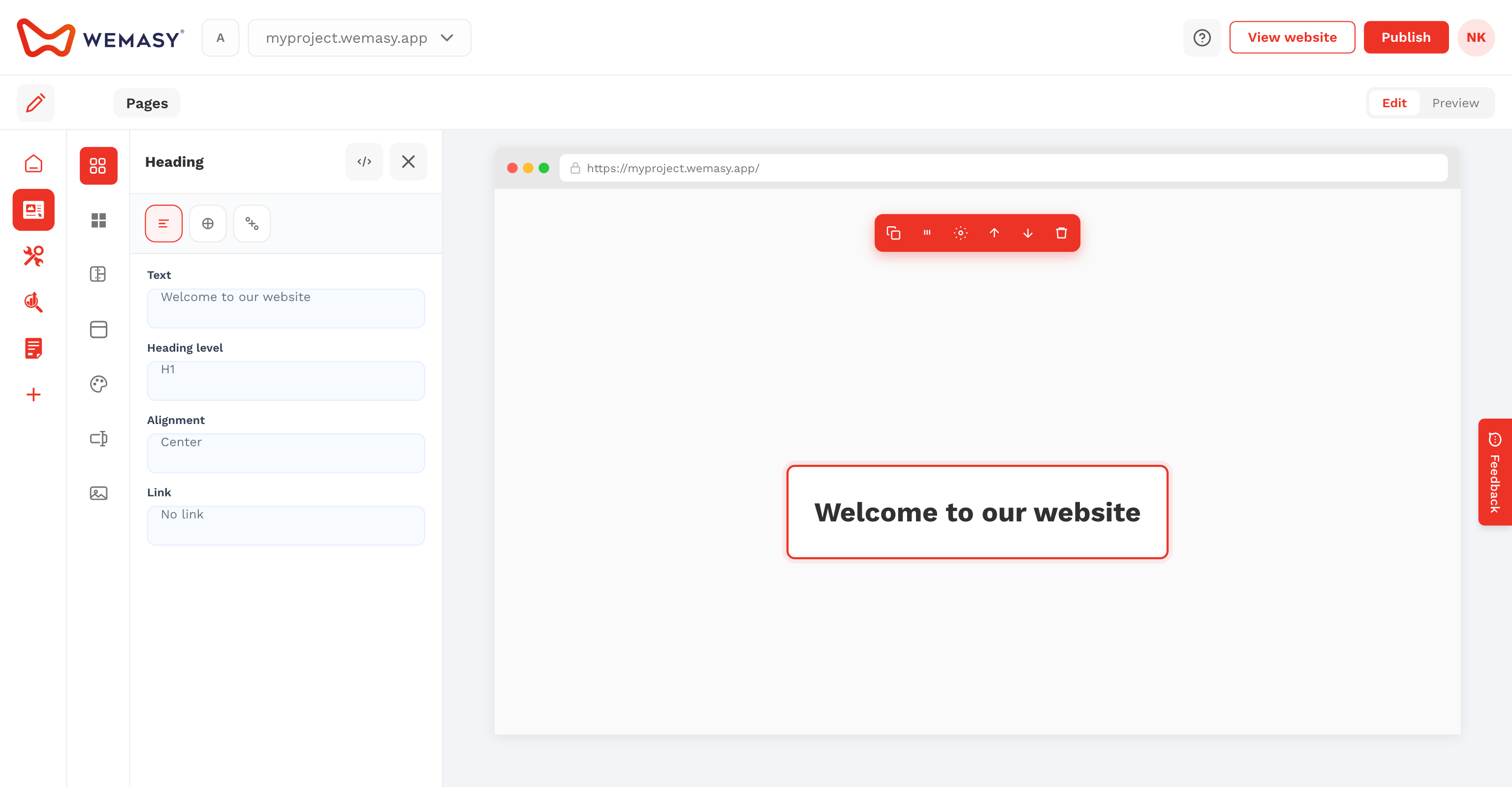 Website-Builder: In der Definition der Struktur