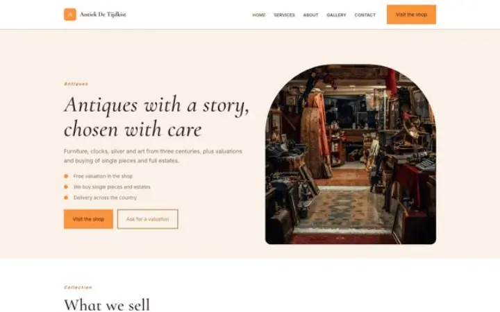 Theme Antiek De Tijdkist