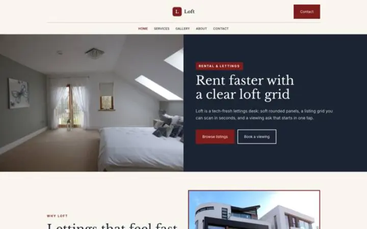 Website für Autovermietung