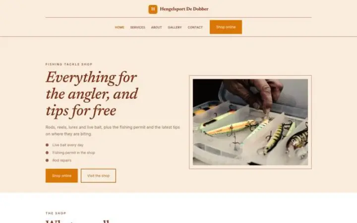 Theme Hengelsport De Dobber