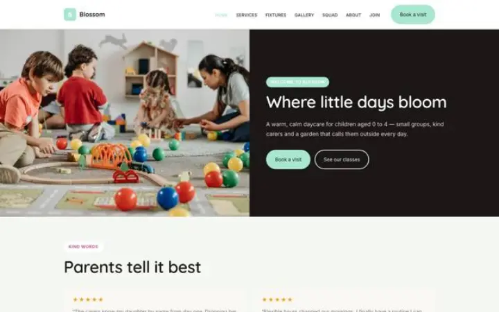 Website für Kita