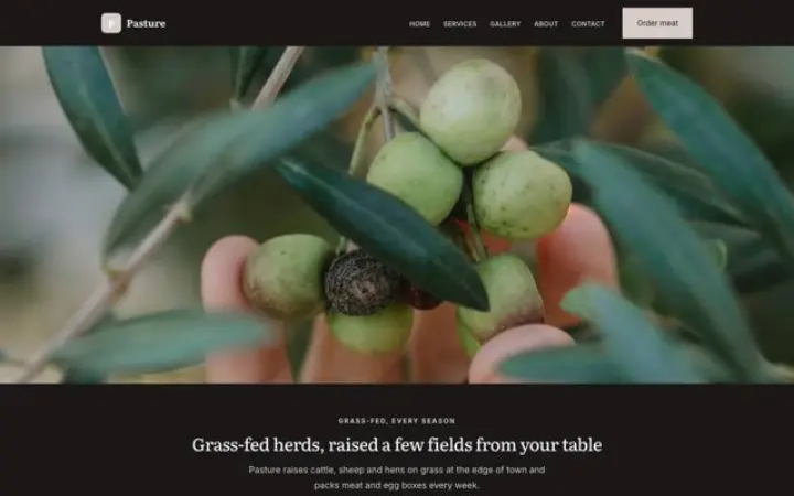 Website für Viehhaltung