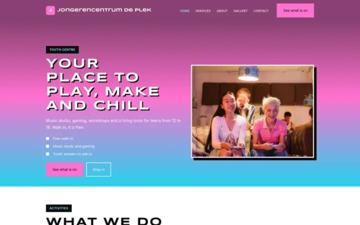 Theme Jongerencentrum De Plek