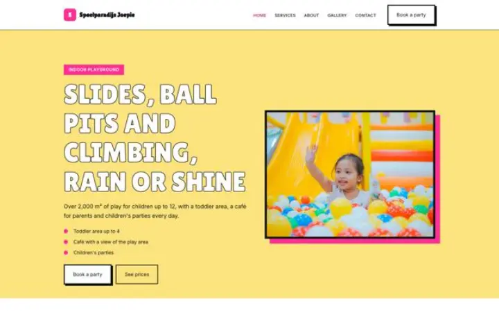 Theme Speelparadijs Joepie